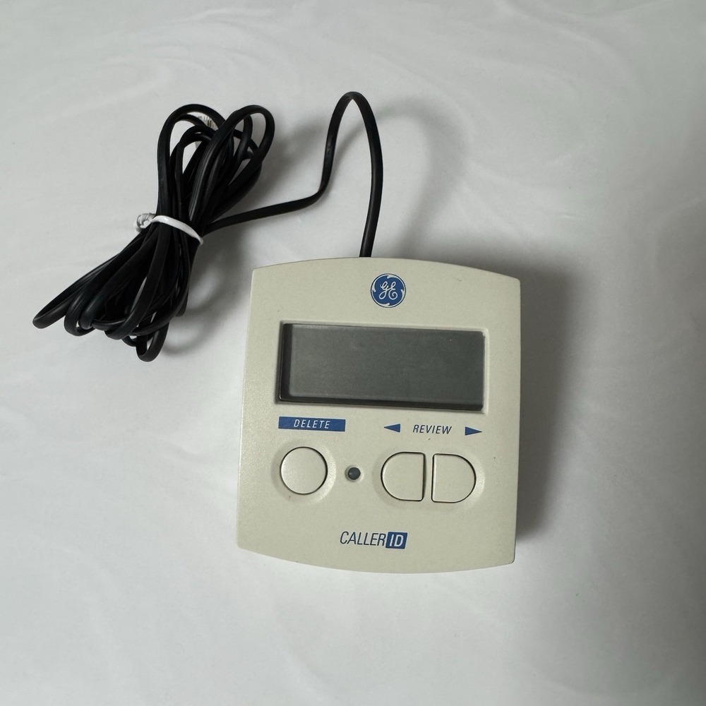 Vintage 1998 GE General Electric Caller ID 2-9016S English & Spanish W/Cord